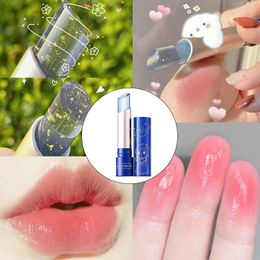 Lip Gloss Cute Change Colour Lipstick Cosmetic Gold Foil Temperature Base Professional Make-up For Korean Women