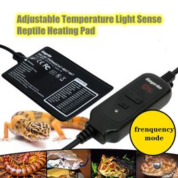 Products Giangarden HighQualitied Reptile Heat Pad Temperature Adjustable Terrarium Heating Mat for Tropical Fish/Turtle/Snake/Lizard