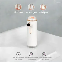 Liquid Soap Dispenser Automatic Foaming Agent Portable USB Rechargeable Foam For Bathroom Kitchen