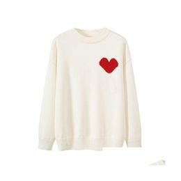 Women'S T-Shirt Sweater Man Woman Knit High Collar Love A Womens Fashion Letter Black Long Sleeve Clothes Plover Oversized Top 2023 Dhtmo