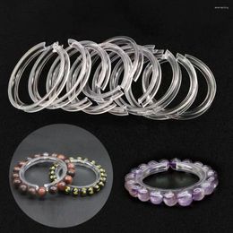 Jewelry Pouches Acrylic Round Case Bracelet Holder Transparent Shelf Displays Stand Bangle Organizer Rack