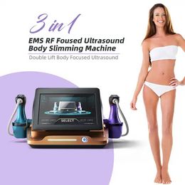 MPTS Intensity Focused Ultrasound RF EMS Skin Tightening Body Slimming 15D HIFU Beauty Machine