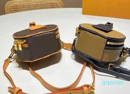 Pancake bag shoulder bags Wallets Womens Real Leather Classic Luxury Handbags Female Black