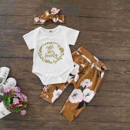 Clothing Sets 3pcs Baby Girl Outfit Set Newborn Toddler Girls Clothes Ruff