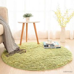 Carpets RULDGEE Fluffy Round Rug Carpet Circles Living Room Alfombra Coffee Table Blanket Bedroom Bedside Mat Chair Yoga Rug