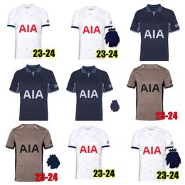 SON 23 24 Soccer Jerseys KULUSEVSKI RICHARLISON KULUSEVSKI 2023 2024 ROMERO VELIZ VAN DE VEN BISSOUMA Tottenham Football kit shirt SPURS top Men sets