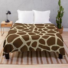 Blankets Giraffe Pattern Throw Blanket Luxury St Fur