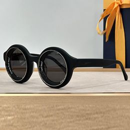 Designer Circular Frame 2024 spring summer menswear Paris Fashion Show Men's Personalised Sunglasses Beach outdoor multifunctional goggles 2501