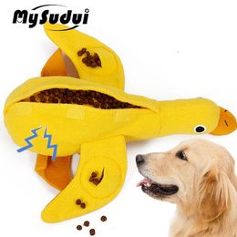 Toys Dog Toy Plush Snuffle Iq Sniffing Training Dog Toys Food Bowl Slow Eating Interactive Puzzle Feeder Game Soft Plush Chew Squeaky