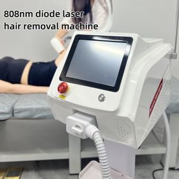 Láser epilator 808 nm longitud de onda de 2000W Diodo depilación láser epilator cabeza de enfriamiento epilation cervatizo facial