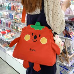 Evening Bags Cartoon Cute Women's Bag Shopper Crossbody Simple Fashion Zipper Handbag Nylon School Large Capacity Tote Shoulder