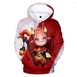 Men's Hoodies Summoners War Lost Centuria 3D Print Sportswear Youthful Streetwear Women/Men Hooded Anime Boys/girls Cloth Kids Clothes