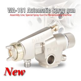 Guns WA101 Automatic Spray Gun Special Spray Gun Nozzle For Assembly Line Reciprocating Machine Manual Pneumatic Paint Spray Gun