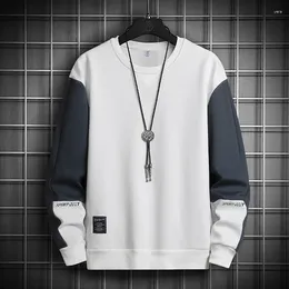 Men's Hoodies 2324 Long Sleeved T-shirt Autumn And Winter Sweater Loose Casual Inner Pair Round Neck Top Bottom Shirt