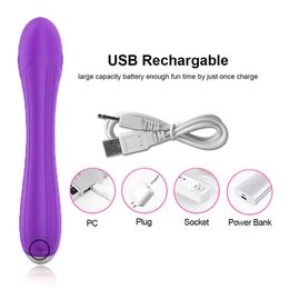 Vibrators Powerful Rabbit for Women Clitoris Stimulation Chargable Dildo G Spot SexToy Female Couples Adults Product 1120