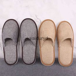 home shoes Disposable Hotel Travel Spa Portable Flop Shoes Men Women Home Guest Indoor Slippers Unisex Slippers Summer Linen Slippersvaiduryd