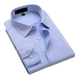 Men's Dress Shirts 2020 New Arrival 8XL 7XL Plus Size Men Work shirts Brand Long Sleeve Solid Twill Men Dress Shirts Male Shirts 13 Colours DA002 P230427