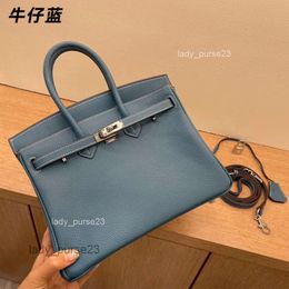 Classic Bag Berkins Ladies Brown Top Quality Totes Handbags Golden Bags Women's 2023 Silver Genuine Leather Litchi Large Handheld Shoulder Party Vo58