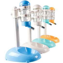 Feeding Dog Can Lift Water Cup Hanging Type Nonwet Mouth Automatic Drinking Fountain Pet Vertical Feeder Bowl Mobile For Puppy Cat