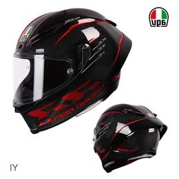 Full Face Open Face Motorcycle Helmet Agv Pista Gprr Carbon Fibre Black Red Trail Tiger Year Motorcycle Racing Helmet Full Helmet 75th Anniversary Chameleon YI SLG