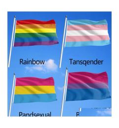 NEW Banner Flags Gay Flag 90X150Cm Rainbow Things Pride Bisexual Lesbian Pansexual Lgbt Drop Delivery Home Garden Festive Party Homefa5902720