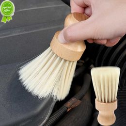 New Car Detail Cleaning Brush Air Outlet Corner Dust Remover Round Handle PC Laptop Keyboard Cleaning Brushes Tools