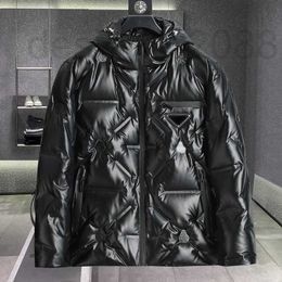 Men's Down Parkas Designer Winter Jacket Black Parka Goose Down Coats Warm Zip Cardigan Oversized Outerwear Lh30