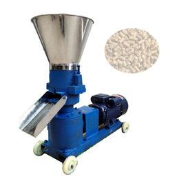 220V 380V Granulator Pellet Animal Feed Pellet Mill Biomass Pellet Machine 4kw 150kg/h-200kg/h