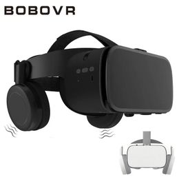 VR Glasses BOBOVR Z6 3D Virtual Reality Binocular Stereo Wireless Headset Helmet With Microphone Compatible For iPhone Android 231128