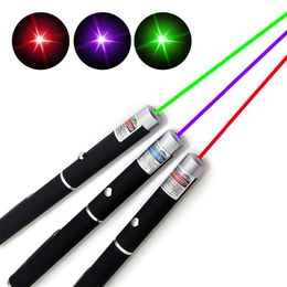 Toys 10Pcs/lot Creative Funny Cat Dog Fun Pointer Red Green Blue Light LED Training Torch Pet Toy Cat Pointer Pen Interactive Toy