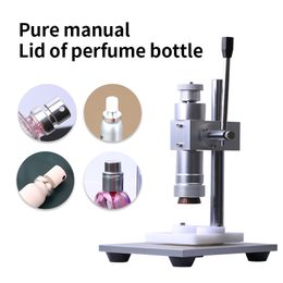 2023 New Perfume Bottle Sealing Capping Machine Tabletop Manual Pneumatic Diameter 13-20mm for Essential Oil Liquid Glass Bottle