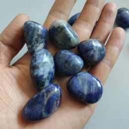 Decorative Figurines Natural Blue Sodalite Stone Healing Crystals Specimen Mineral Gemstone Aquarium Home Decoration Gifts