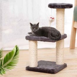 Toys Scratching Post For Cat Scratch Ramp Scraper Cat Puppy Toy Kitten Toys Jumping Toy With Ladder Scratching Wood Climbing Tree