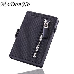 Rfid Carbon Fiber Men Wallet Coin Holder Purses Money Bag Male Billfold Thin Mini Slim Ridge Man Magic Black Vollet Walet Wallets1241T