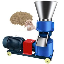 Feed Granulator Automatic Animal Feed Pellet Machine Fish Chicken Sheep Pig Cattle Feed Making Machines