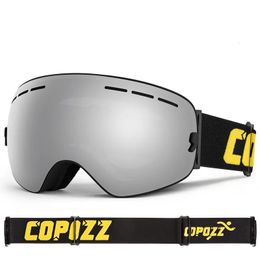 Ski Goggles COPOZZ Men Women Brand Snowboard Glasses For Skiing UV400 Protection Snow AntiFog Mask Eyewear 231127