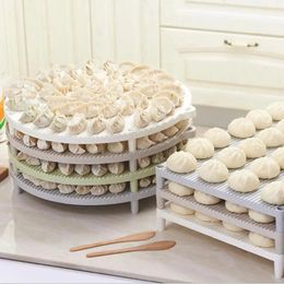 Dish Racks Stackable Dumpling Tray Cake Storage Rack Nonstick Pastry Container Home Kitchen Restaurant el 231128