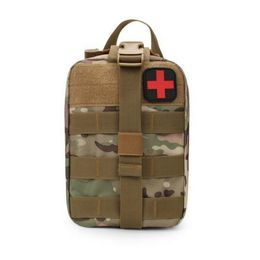 External Frame Packs Tactical Bag Outdoor First Aid Kit Climbing Lifesaving Wild Survival Emergency Military Hunting Utility Pouch Pack 230427