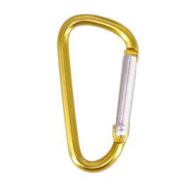 Wholesale Carabiner Ring Keyrings Key Chains Outdoor Sports Camp Snap Clip Hook Keychain Hiking Aluminium Metal Convenient Hiking Camping Clip