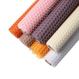 Packaging Paper 5 Yard Thickened Hollow Out Flower Packaging Mesh Yarn Graceful Korean Bouquet Wrapping Paper Roll 231127