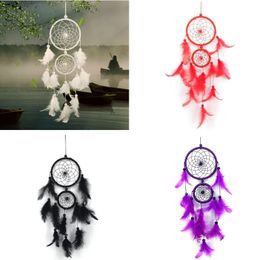 Christmas Decorations 1Pc 6 Colors Dream Catcher Wind Chimes Home Hanging Craft Gift Dreamcatcher Ornament Car Hanging Bedroom Decoration 231127