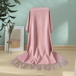 Scarves Lady Soft Shawl Stylish Women's Winter Scarf Tassel-adorned Warm Thick For Prom Parties Sunshade Protection Shoulder Neck