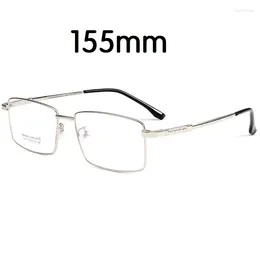 Sunglasses Vazrobe 155mm Oversized Men Eyeglasses Frame Glasses Male Spectacles Alloy Anti Blue Light Optical Myopic 0 -150 200 250 300