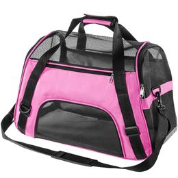 Carrier Foldable Portable Cat and Dog Back Bag Dog Transport Bag Pet Backpack Travel Breathable Pet Tote Bag for Small Dogs