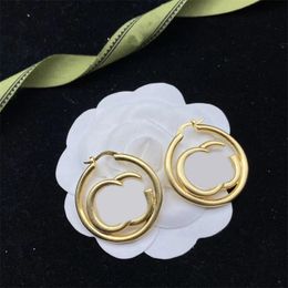 Designer earings small hoop diamond womens earring stud vintage classical oorbellen luxury Jewellery woman heart pearl designer earrings double letters zb109