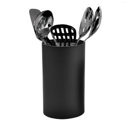 Storage Bottles Large Capacity Modern Slim Dark Grey Utensil Holder Rust Proof And Dishwasher Safe Kitchen Utensils Cutlery