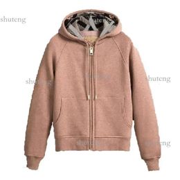 Designers High Quality Womens Hoodies Sweater Jackets with Zipper Women Slim Hoodie Sweatshirt Brands Tops Spring Autumn and Winter Cotton 242