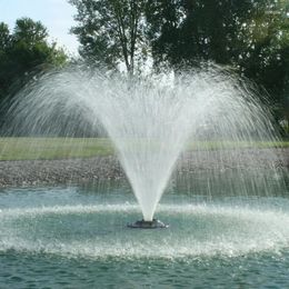 Garden Decorations Programmed Control Wonderful Various Types Stainless Steel Pond Floating Fountain Built In Lakes