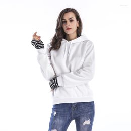 Racing Jackets Women's Hoodie With Pocket Plus Size Casual Loose Pullover Hooded Sweatshirt Coat Solid Colour Sweater Cycling Sportswear