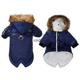 Dog Apparel Winter Cat Warm Coat et Waterproof Splice Pet Puppy Hoodie Outfit 4 Colours 5 Sizesvaiduryd